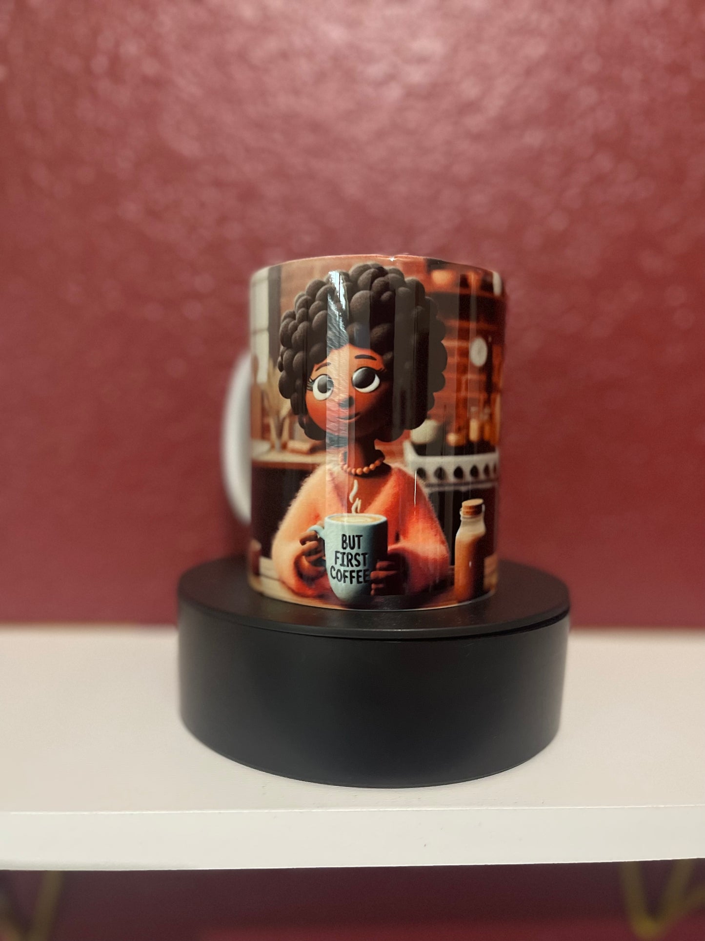 But First... Coffee (Claymation 3 piece  mug set)